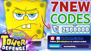 ⚠️ NEW ⚠️ ALL WORKING CODES For SpongeBob Tower Defense August 2026 - Roblox SpongeBob TD Codes 2026