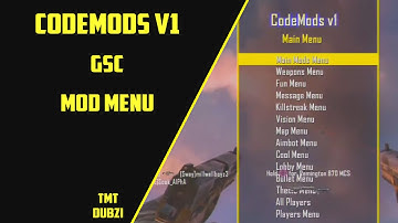 Black Ops 2 1.19 GSC Mod Menu - CodeMods v1 - PS3