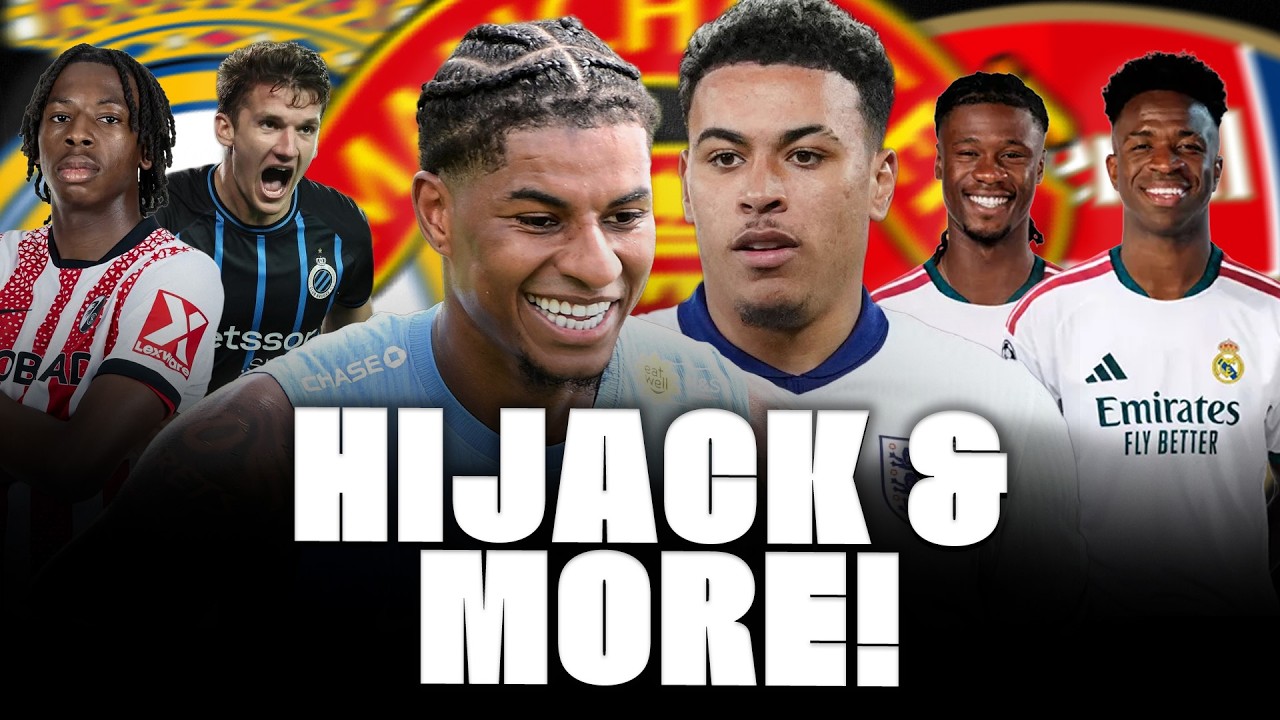🚨💣 HIJACK HAPPENING! RASHFORD DECISION! ARSENAL: THREE MOVES! VINI JR AND CAMAVINGA…