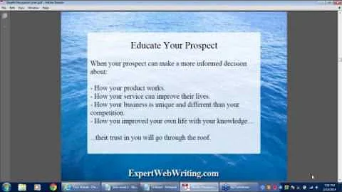 Online Copywriting Secrets: Educating Your Prospect to Get More Sales