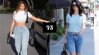 Kylie Jenner vs Selena Gomez street style looks