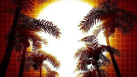 Retro Palms | Motion Graphics - Videohive template