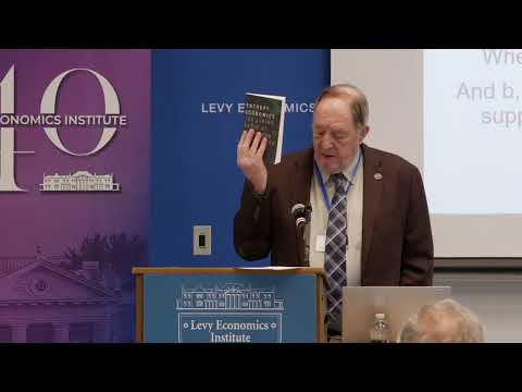 Levy Institute Anniversary Conference Session II | ENERGY ENTROPY AND ECONOMIC CRISIS