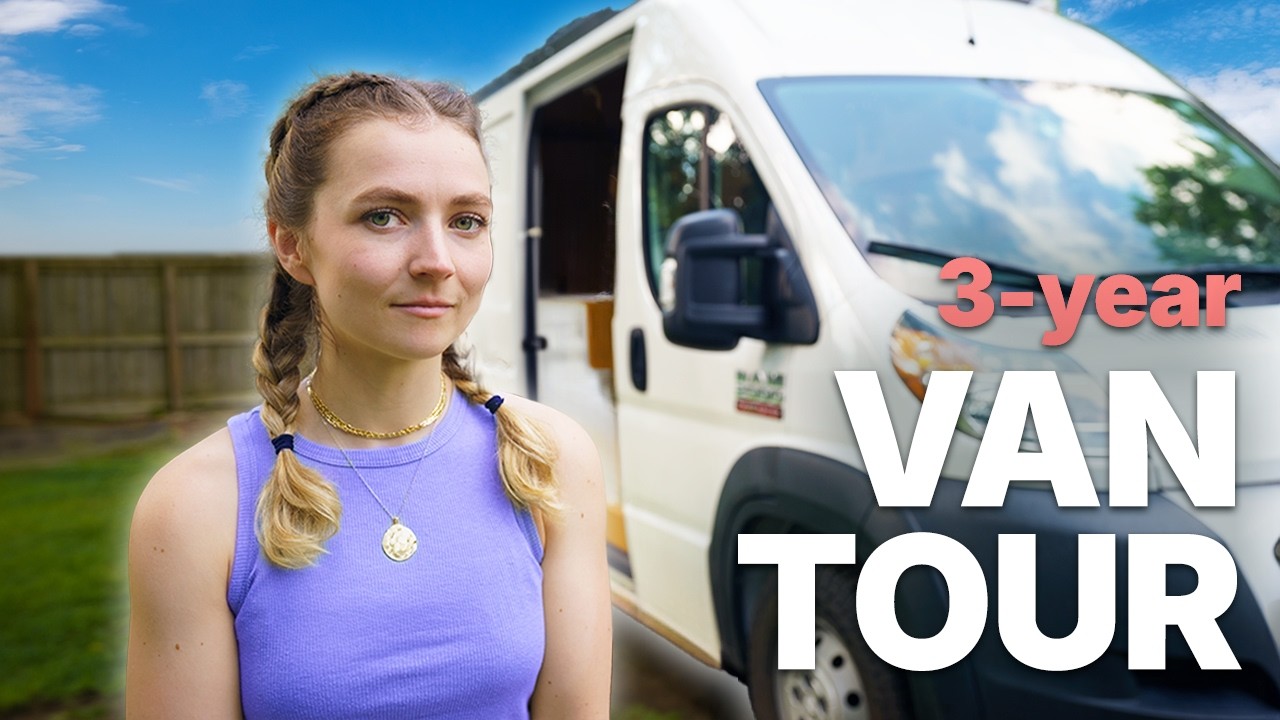 VAN TOUR After 3 Years Living on the Road (DIY Camper Van) - YouTube