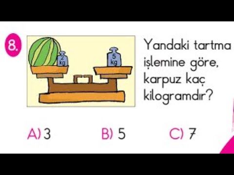 3 Sinif Matematik Tartma Ile Ilgili Problemler Ve Cozumleri