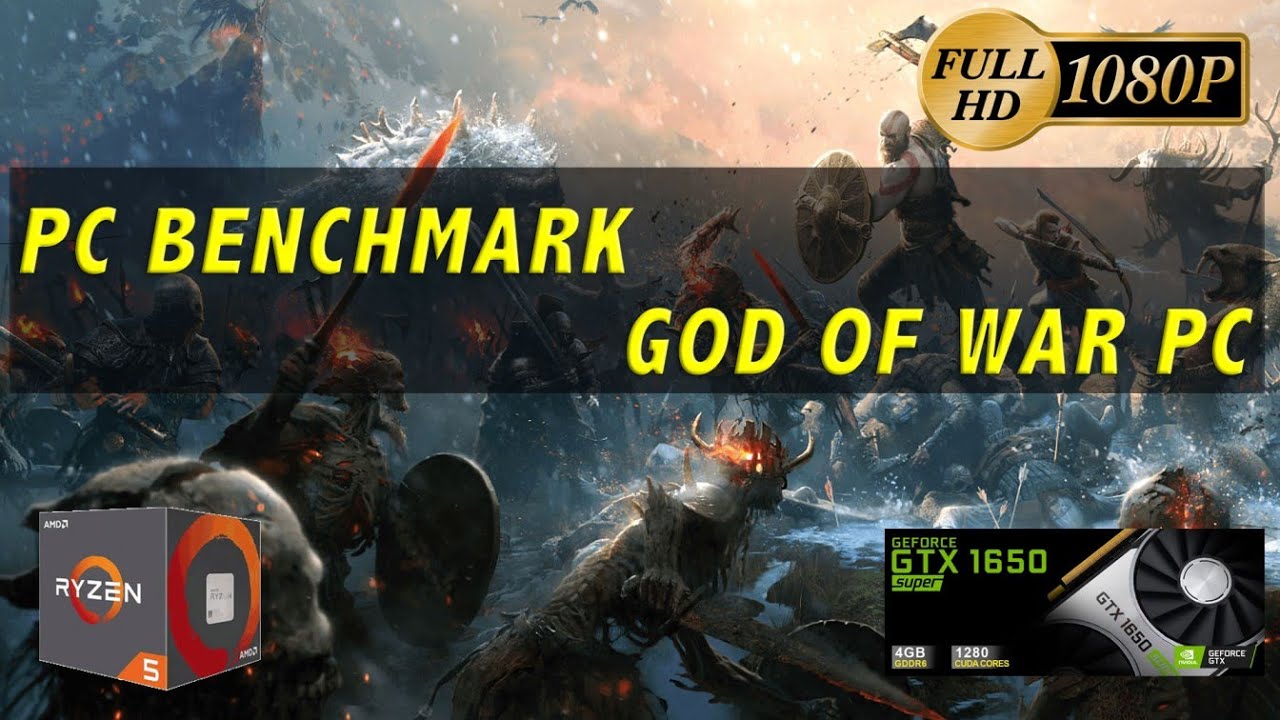 God of War | PC Benchmark | 2022 | GTX 1650 Super | RYZEN 5 2600