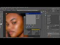Retouche peau sur Photoshop 2025