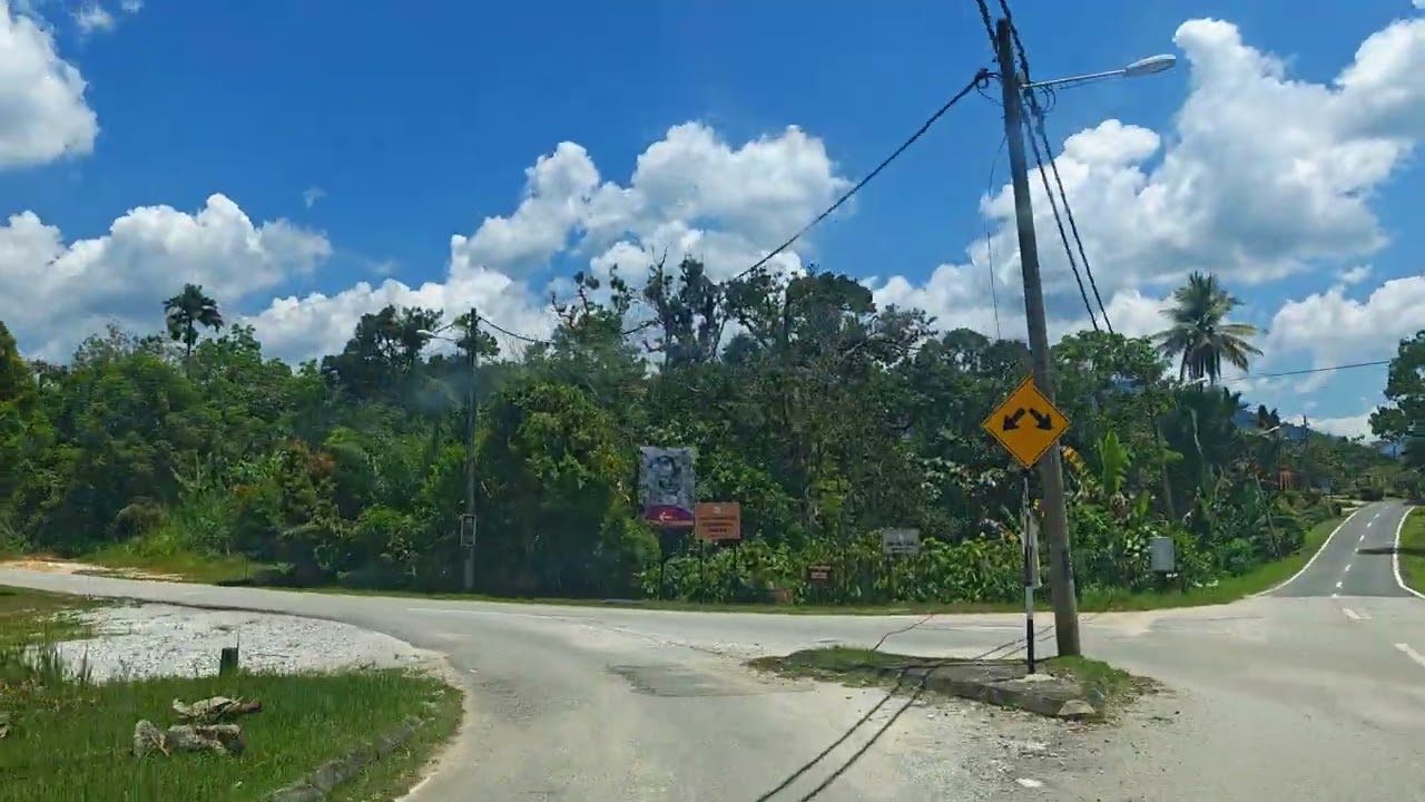 4K Scenic Drive: Kampong Gajah , Sungkai to Felda Residence Hot Springs, Sg. Klah