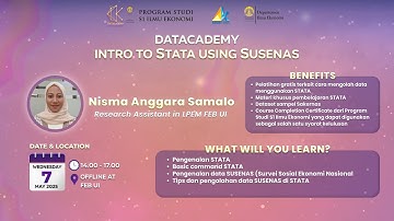 DatAcademy: Intro to Stata using Susenas