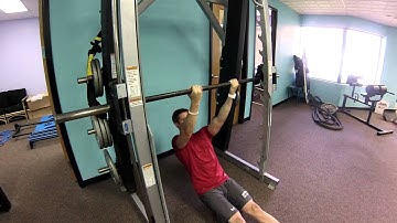 Smith Machine Inverted Bicep Curls