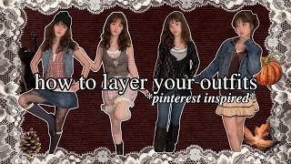 HOW TO LAYER aesthetically ˖°.✨| 10+ styling ideas + tips screenshot 3
