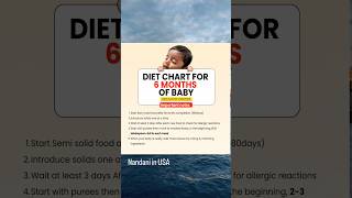 6 Month Baby Food Chart | Easy Indian Meal Plan for Babies