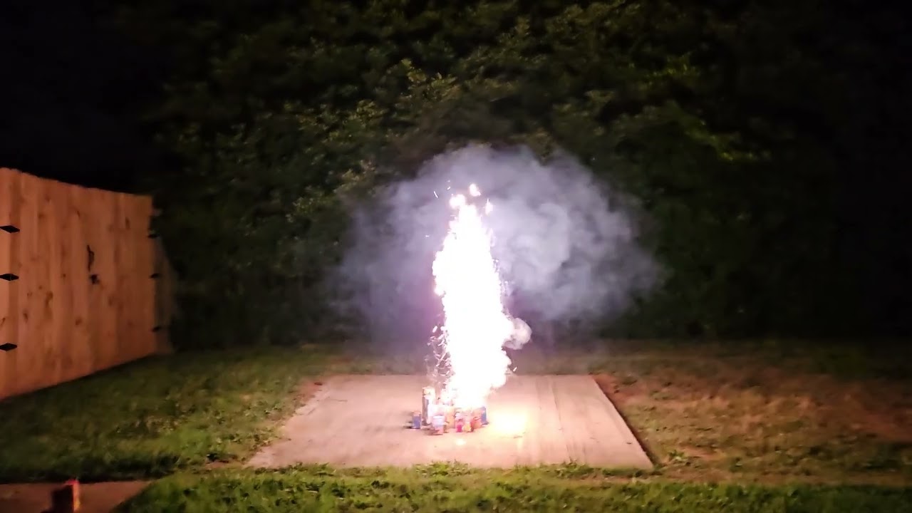 20 minutes of mini fireworks on 4th of July 