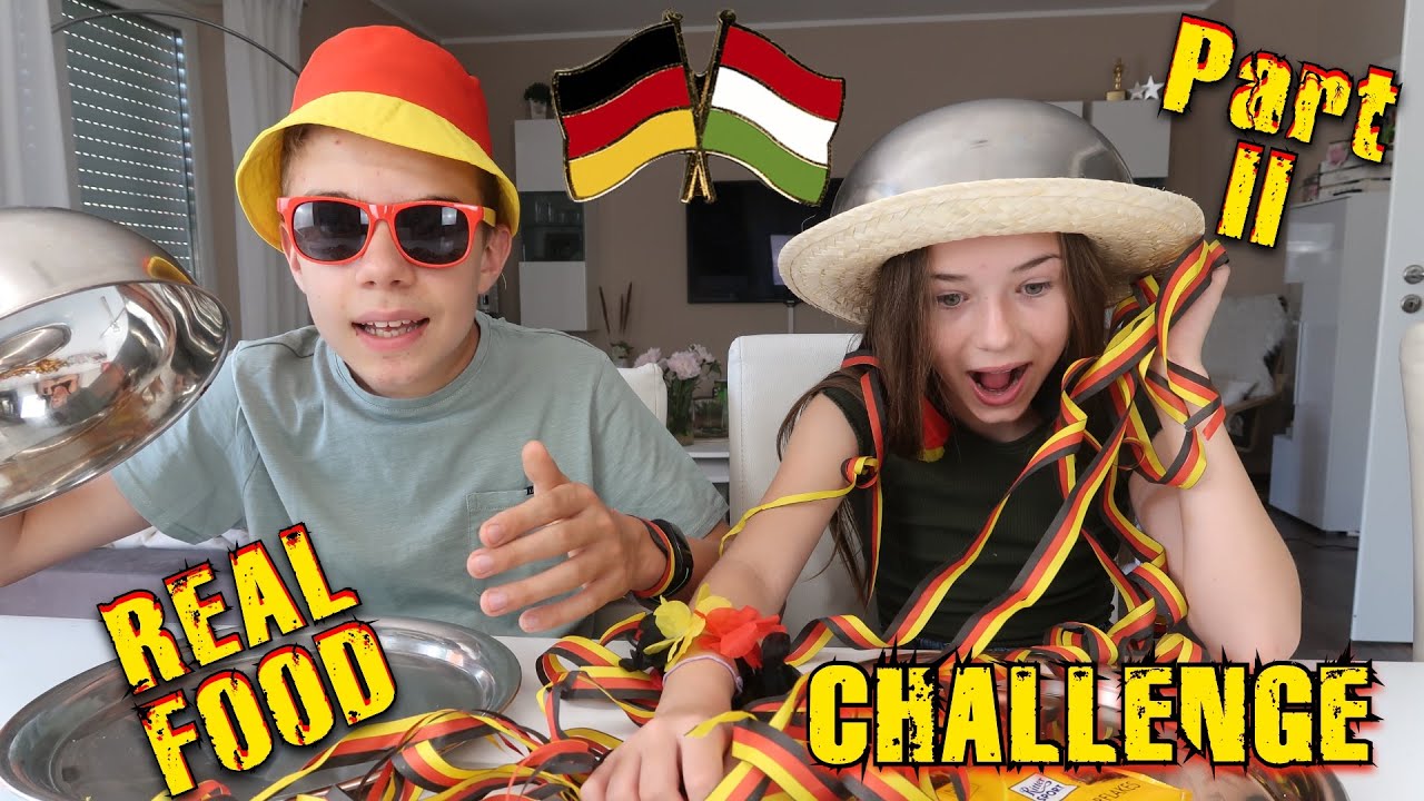 REAL FOOD CHALLENGE II 😋  EM Special ⚽  Deutsches Essen vs. Ungarisches Essen | Was schmeckt besser?