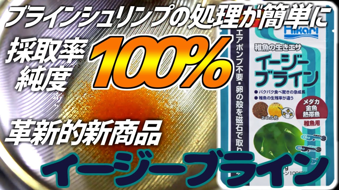 【新商品】ブラインシュリンプの新しい時代が到来。磁石で吸着！イージーブラインを使ってみた！Charmで408円！#76【アクアリウム】
