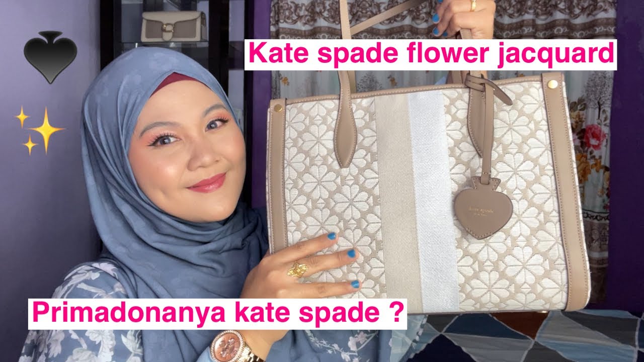Kate Spade New York Market Medium Spade Flower Jacquard Tote