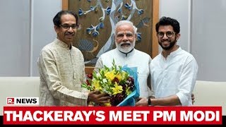 Maharashtra Cm Uddhav Thackeray & Aaditya Thackeray Meet Pm Modi In Delhi