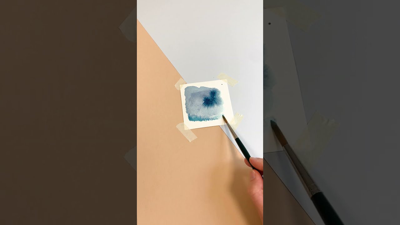 #Aquarell Minikarte DIY Gestaltung