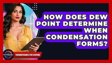 How Does Dew Point Determine When Condensation Forms? - Thermodynamics For Everyone