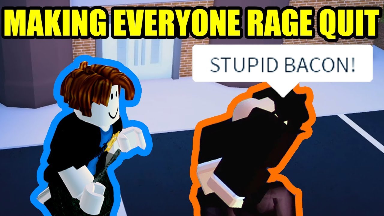 Bacon Hair Makes The Entire Server Rage Quit Roblox Jailbreak - mlg bacon hair makes 10000 bounty player rage quit roblox