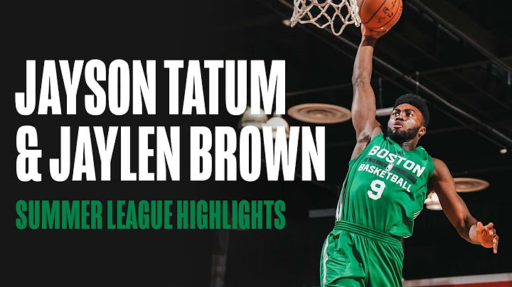 Best of Jayson Tatum and Jaylen Brown from NBA Summer League ☀️☘️