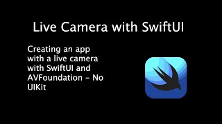 Making a Live Camera with SwiftUI and AVFoundation screenshot 5