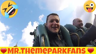 Efteling vlog eerste rit van het jaar op de Vliegende Hollander Baron 1898 12-02-2018. :)