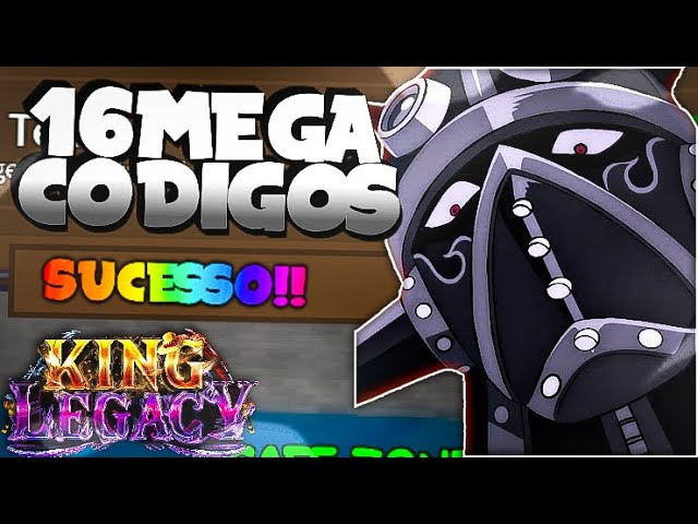 SAIU 16 MEGA CÓDIGOS *FUNCIONANDO* NO KING LEGACY