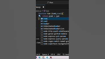 Sum of two numbers by function in javascript #coding #shortsviral #shorts