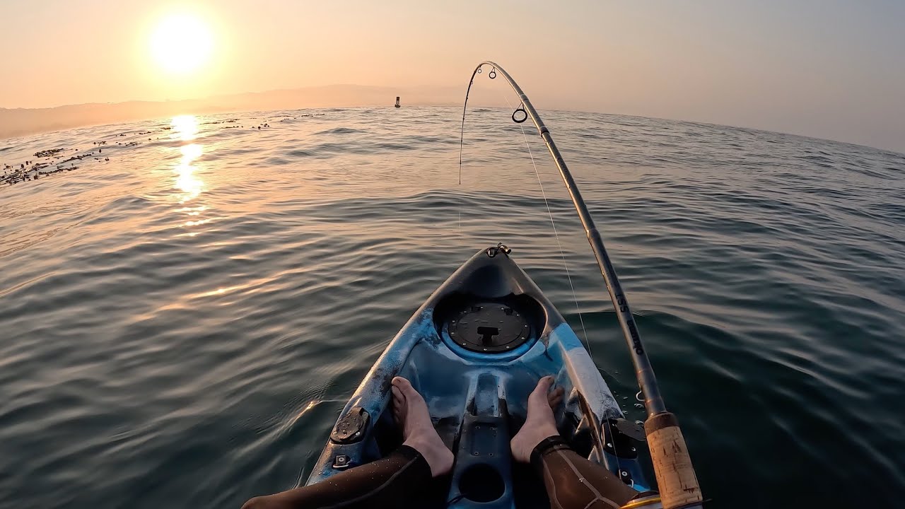 Kayak fishing Half Moon Bay YouTube