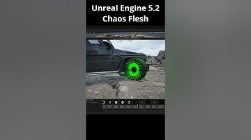 Unreal Engine 5.2 | Chaos Flesh Test #shorts