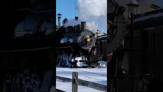 Strasburg 475 at Snowy Strasburg Railroad #train #snow #trains #steam #steamengines #strasburg