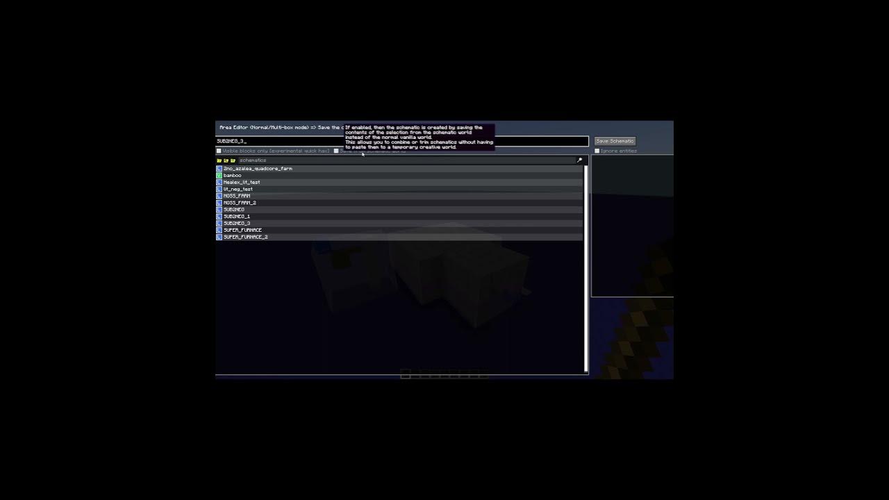 How To Save Schematic Litematica