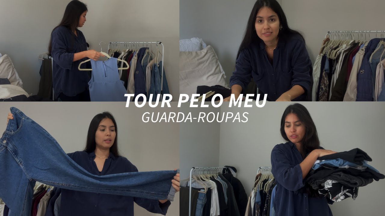 Organização e DESTRALHE do meu GUARDA-ROUPA | Minimalismo na prática