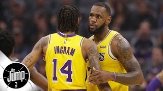 LeBron James and Brandon Ingram don't play well together, stats show | The Jump