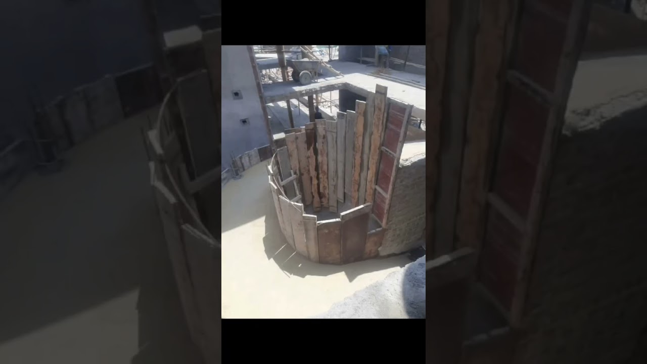 Helical RCC Staircase Step by Step Construction