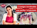 Original italienisches Semifreddo mit weißer Schokolade &amp; Blaubeeren 🍨🫐 | So isst Italien Rezept