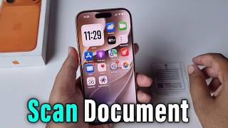 iPhone 17 Pro Max : How To Scan Documents On iPhone