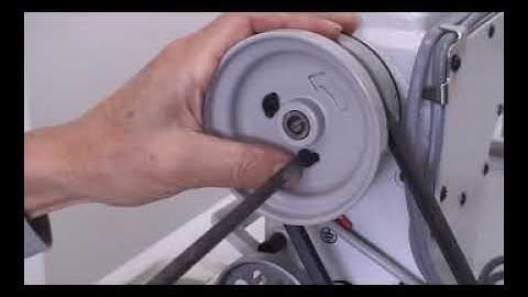 How to adjust the Needle bar lower stop (down) position for Juki Sewing machine