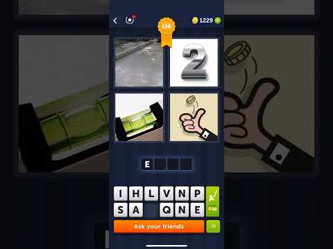 4 Pics 1 Word? Level 120✅ @Sila Games#mindgames #4pics1word #game #androidgames #shorts