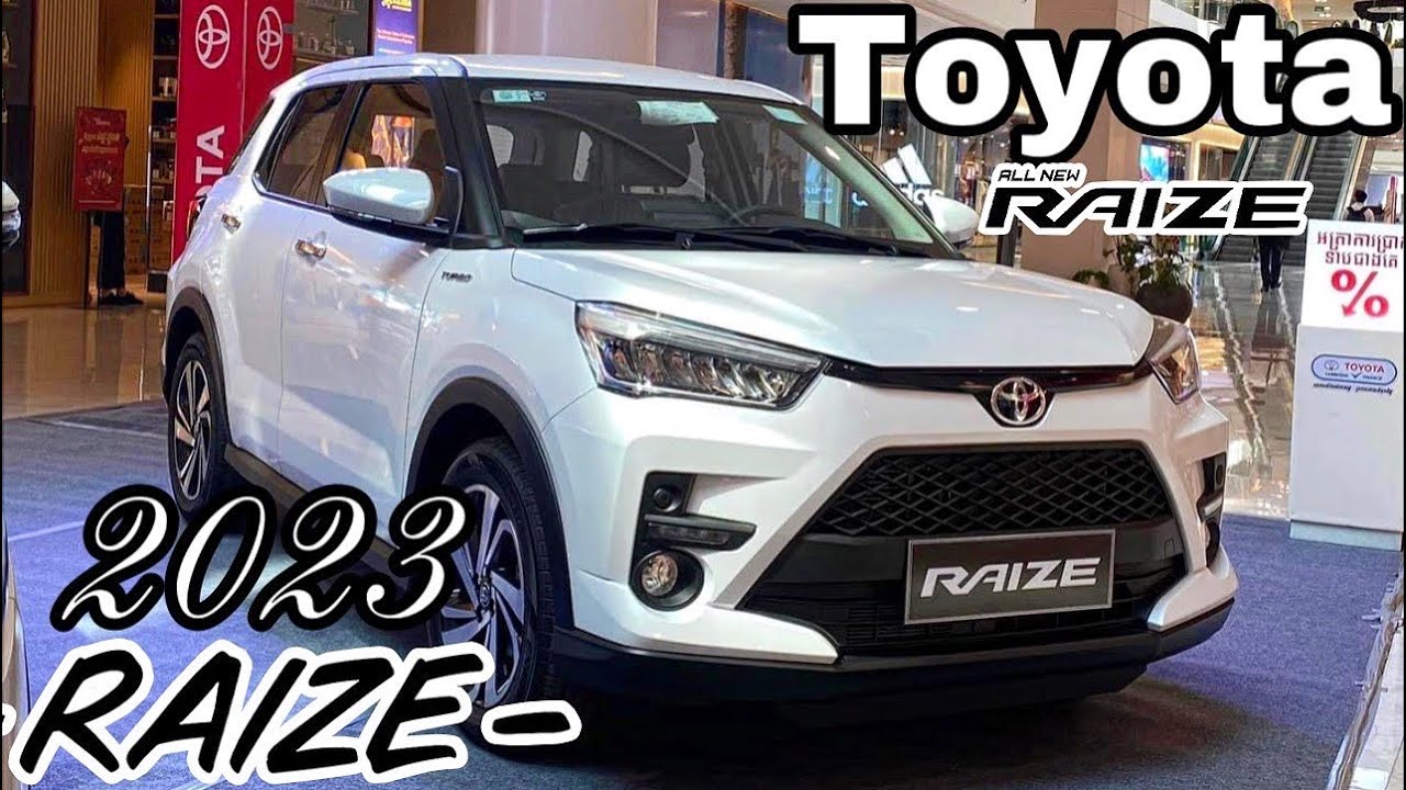 The All New Toyota Raize 2023 White Peal Color [Interior and