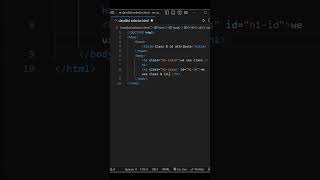 How to Use Class & Id Attribute in Html | learnbyshyam