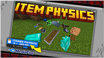 🌟 Raiyon’s Item Physics Addon for MCPE/Bedrock 1.21+ | Realistic Item Drops & Spins! 💎🔥