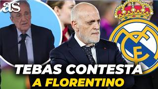 TEBAS REACTS TO FLORENTINO PÉREZ'S SPEECH AND HIS CRITICISM OF LALIGA