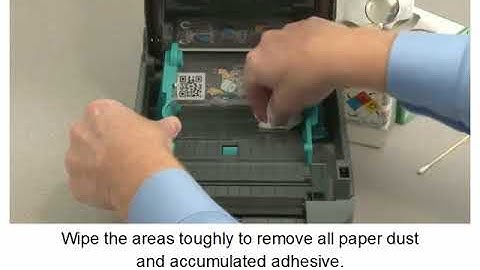 Zebra GT800 Series - Cleaning The Printer