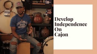 How to play cajon; cajon practice series part 4