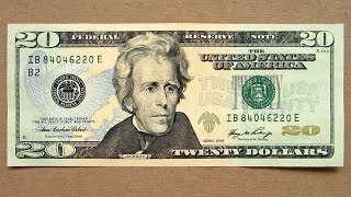 20 US Dollars Banknote (Twenty Dollars USA: 2006) Obverse & Reverse Update