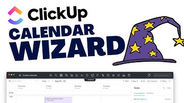 Select Wizard in Calendar View in ClickUp