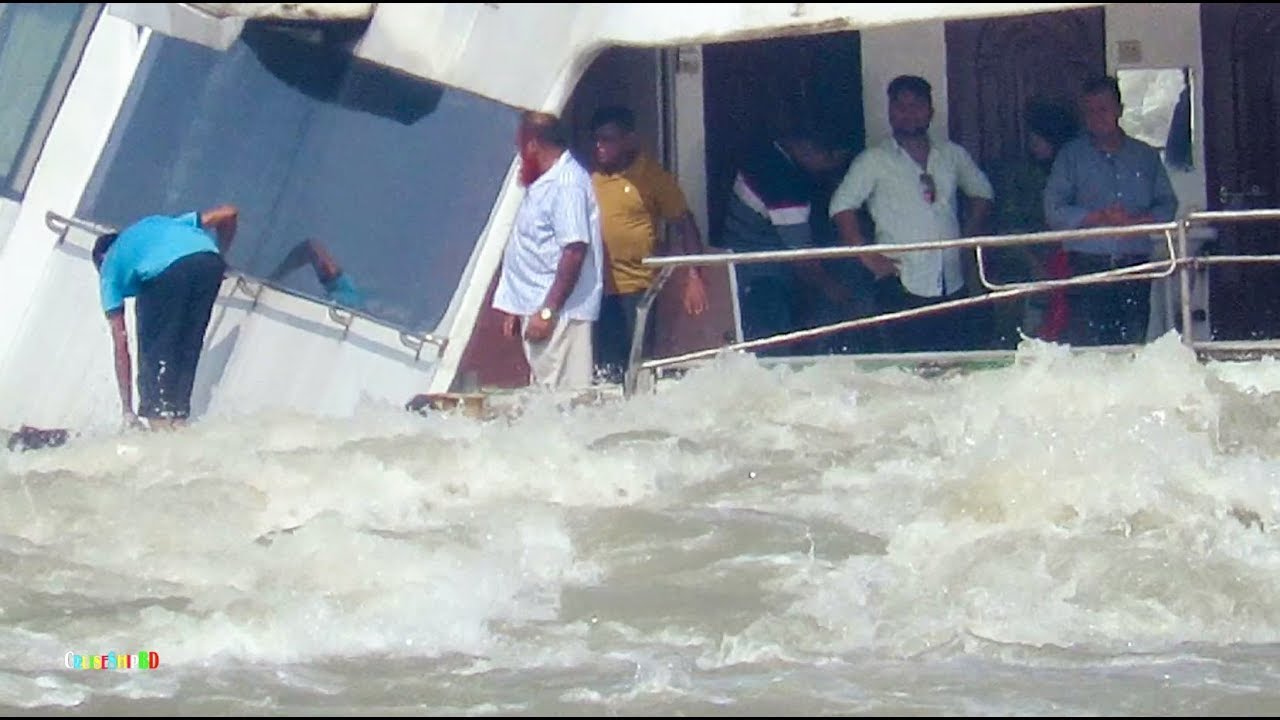 উরাধুরা টান বরিশাল ঘাট ত্যাগ করেই এম ভি গ্রীন লাইন_৩ | Barisal to Dhaka MV GREEN LINE_3 CruiseShipBD