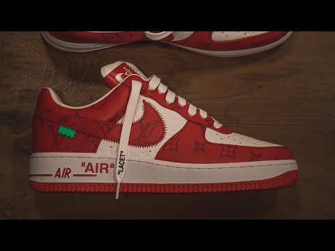 LOUIS VUITTON AIR FORCE 1 Red REVIEW (I Spent $350K!?) - YouTube LOUIS VUITTON AIR FORCE 1 Red REVIEW (I Spent $350K!?) - YouTube